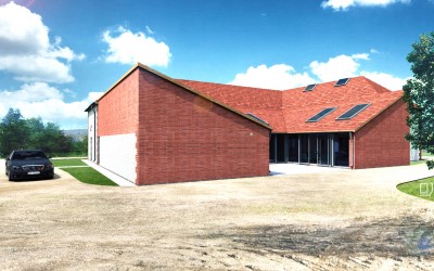 Stone and brick barn for sale